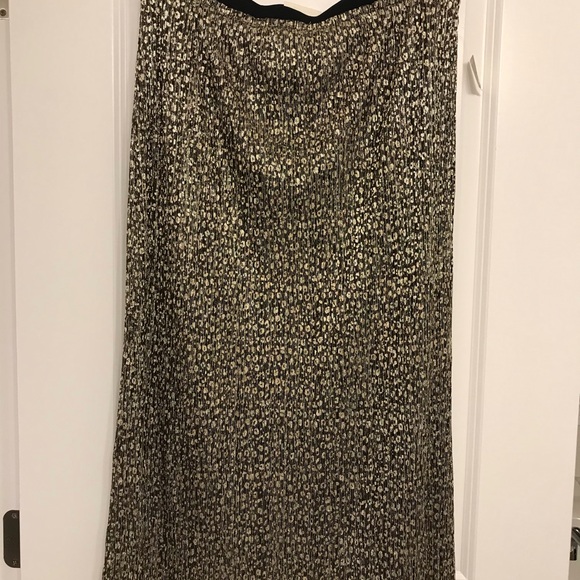 Anthropologie Amina Shimmer A line skirt - Picture 4 of 5